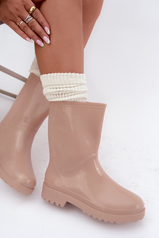 Bottes en caoutchouc pour femmes en sable Elvara