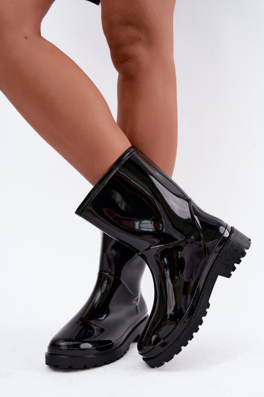 Damen Gummistiefel in Schwarz Elvara