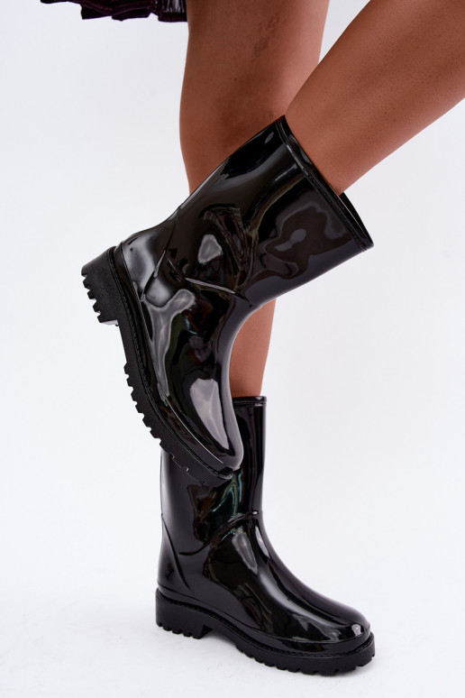 Damen Gummistiefel in Schwarz Elvara