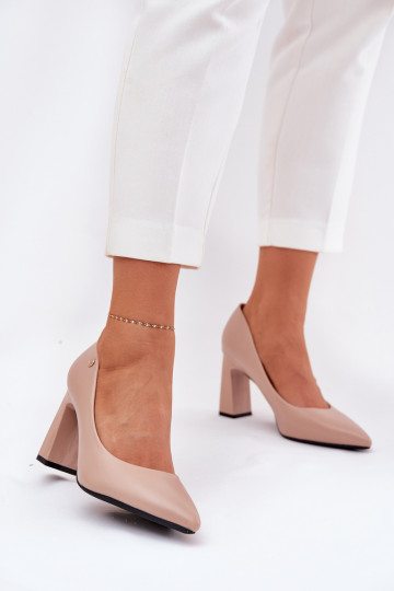 Elegante Absatzschuhe Vinceza 62221 in Sandfarbe 2