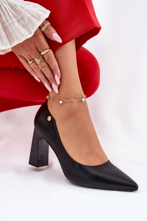 Elegante stijl hakken Vinceza 62221 in zwart