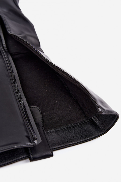 bottes hautes isolées avec talons en couleur noire Perrisa