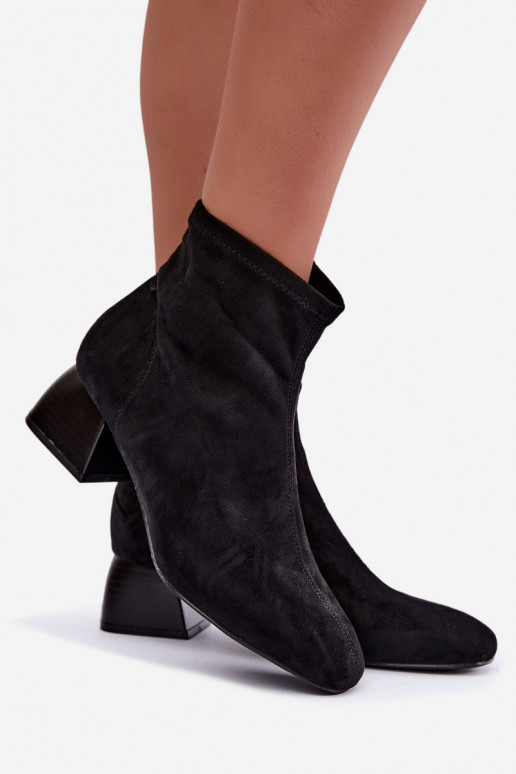 Bottines noires Klocke Estellea