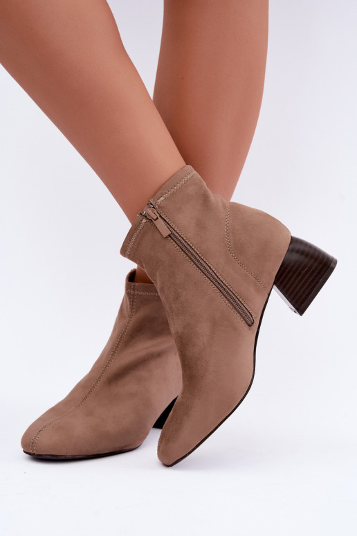 Bottines beiges Klocke Estellea