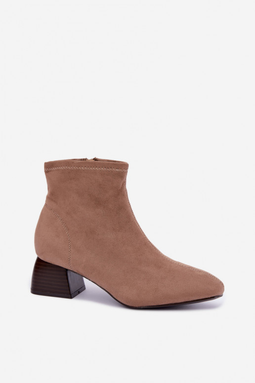 Bottines beiges Klocke Estellea