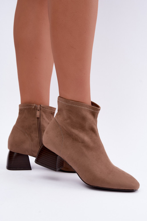 Bottines beiges Klocke Estellea