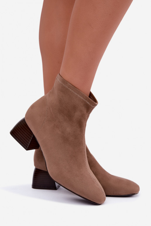 Bottines beiges Klocke Estellea