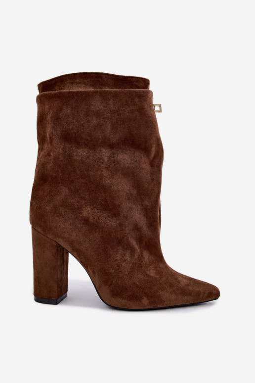 Fiametta bottines chaudes à enfiler couleur marron