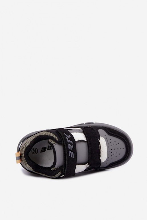 Sneakers voor jongens Bartek 8700210 in zwart en grijs