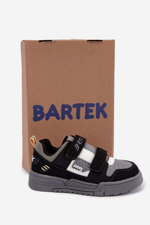 Sneaker für Jungen Bartek 8700210 in Schwarz und Grau
