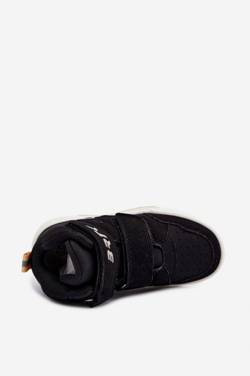 Baskets pour garçons Bartek 8800011 en noir