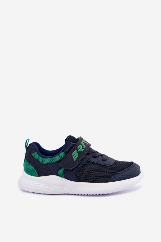 Sportieve schoenen voor jongens Bartek 8700317 in donkerblauw