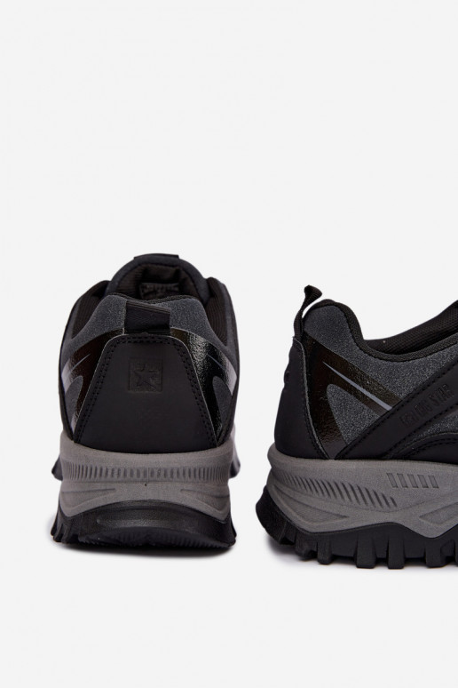 Heren Big Star UU174240 wandelschoenen in zwart