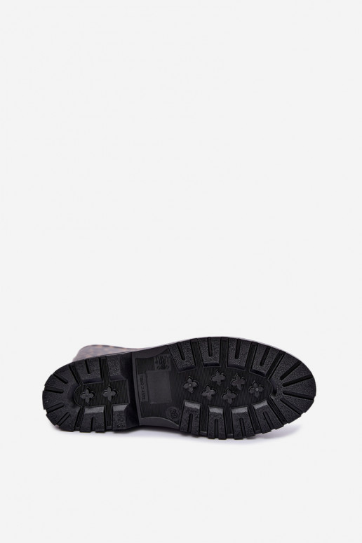 Bottes en caoutchouc pour hommes Solavelle avec imprimé léopard