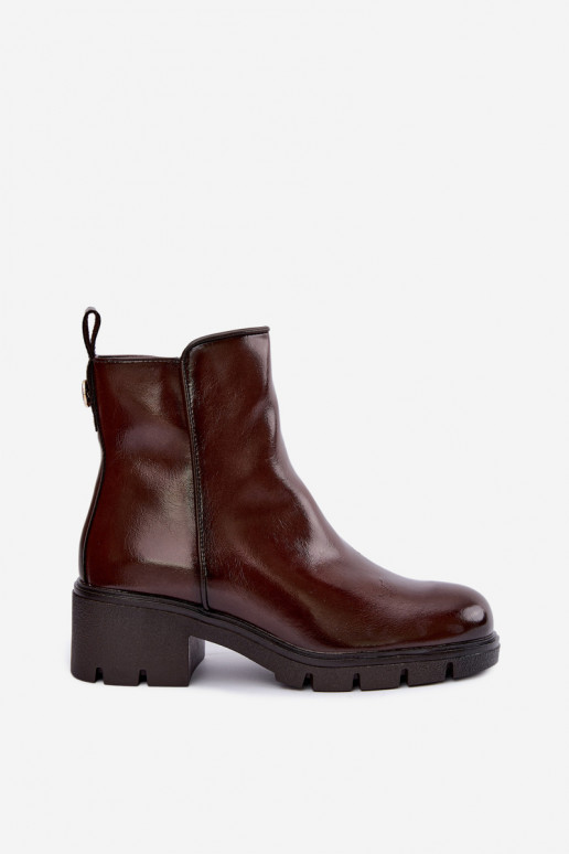 Bottines isolées Klocke marron foncé Iserine