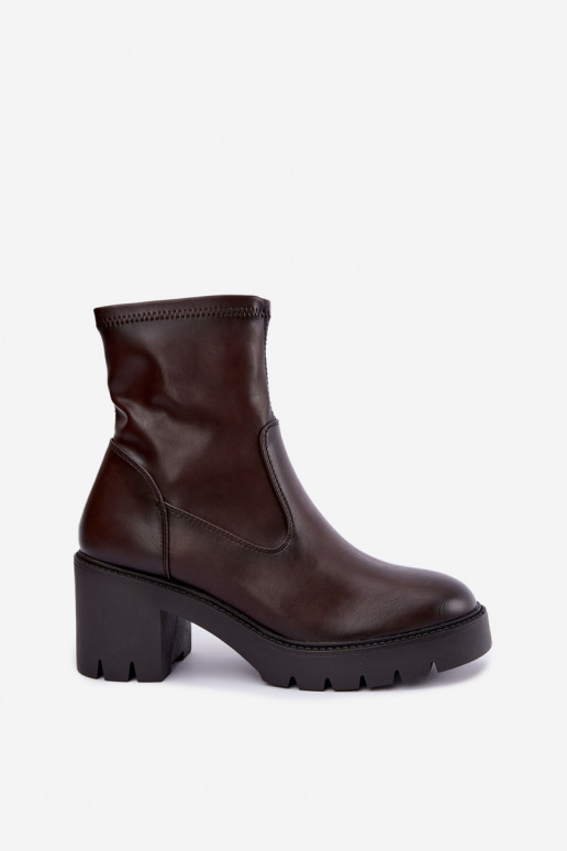 Bottines isolées Klocke Vinceza 58672 chocolat