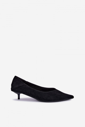 Schuhe mit niedrigem Absatz in schwarzer Farbe Joresta 2