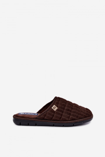 Bruine heren slippers Inblu 91000034 2