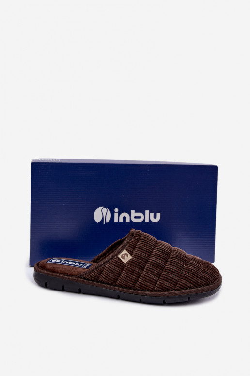 Braune Herren Hausschuhe Inblu 91000034