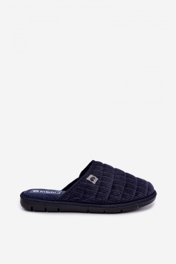 Donkerblauwe heren slippers Inblu 91000034 2