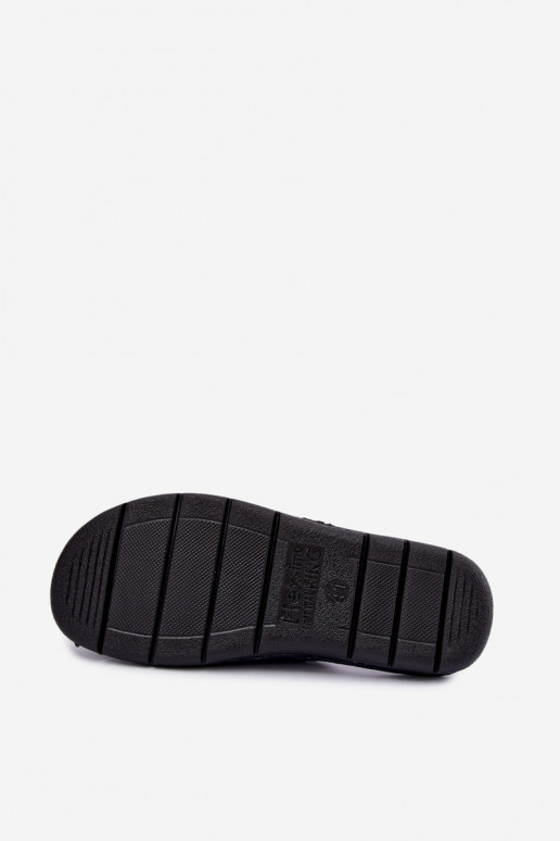 Donkerblauwe heren slippers Inblu 91000034
