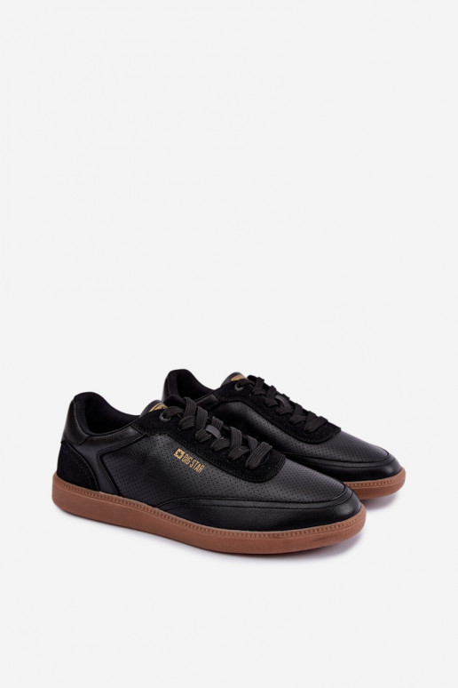 Schwarze Herren Sneakers Big Star UU174045