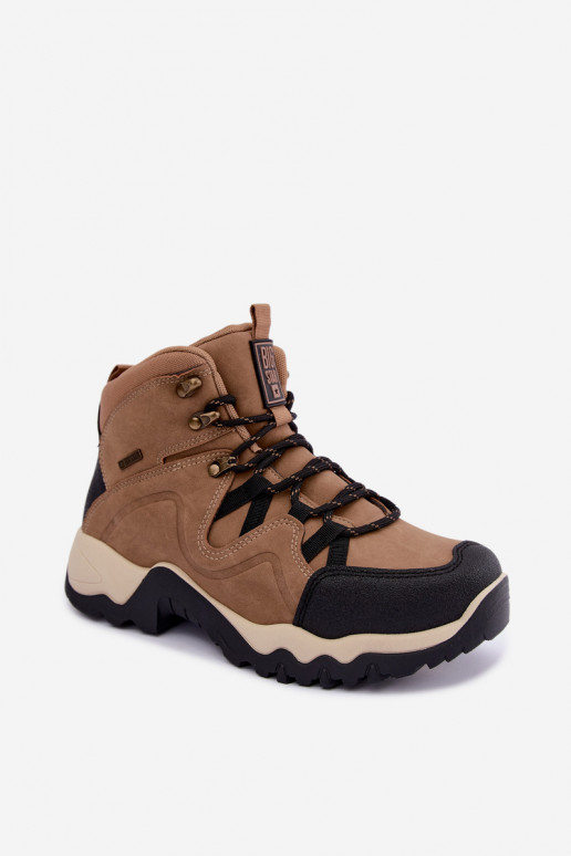 Bruine heren trekkinglaarzen Big Star UU174182 HI-Poly System