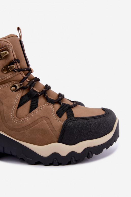 Bruine heren trekkinglaarzen Big Star UU174182 HI-Poly System