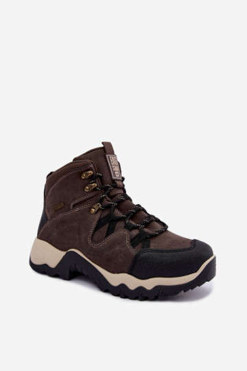Donkerbruine heren trekkinglaarzen Big Star UU174183 HI-Poly System