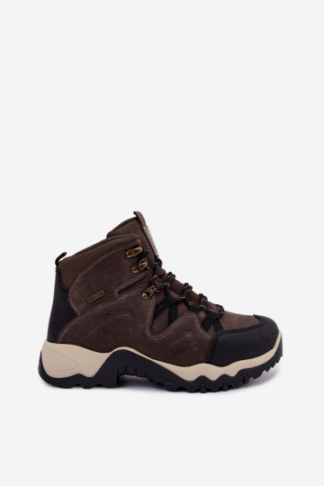 Donkerbruine heren trekkinglaarzen Big Star UU174183 HI-Poly System 2