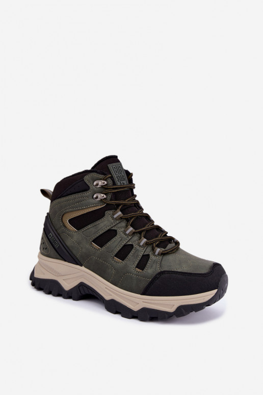 Bottes de randonnée vertes isolées pour hommes Big Star UU174315