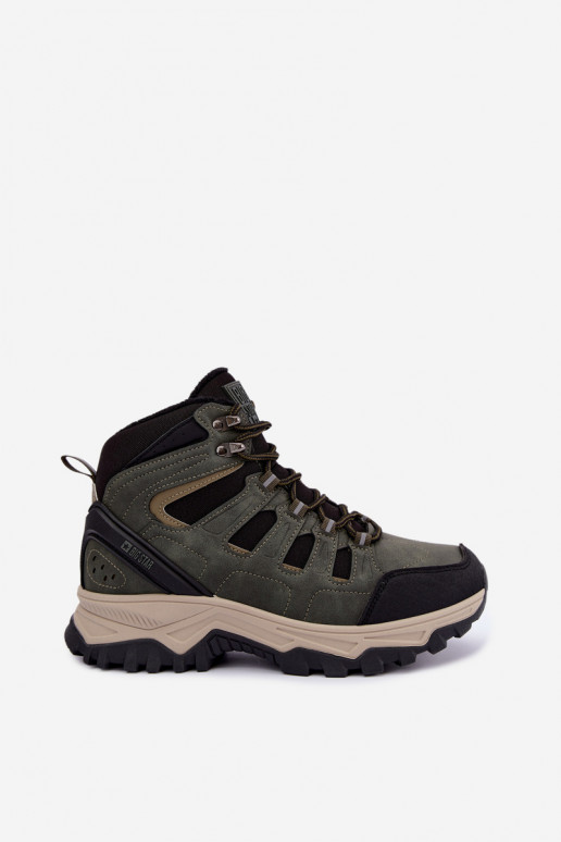 Groene gevoerde heren trekkinglaarzen Big Star UU174315
