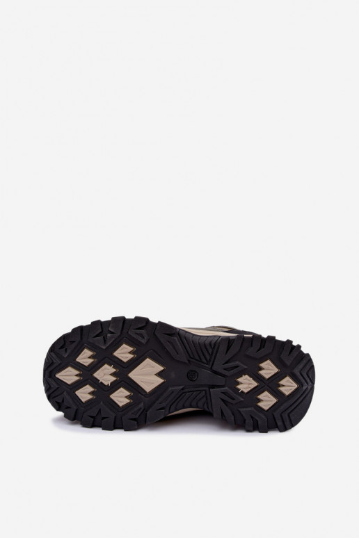 Grüne gefütterte Herren Wanderschuhe Big Star UU174315