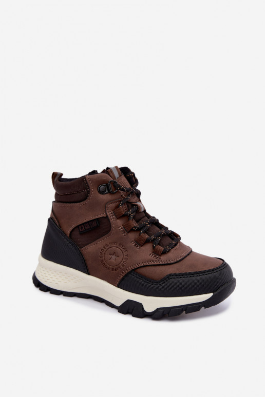 Bottes isolées marron foncé pour enfants Big Star UU374003