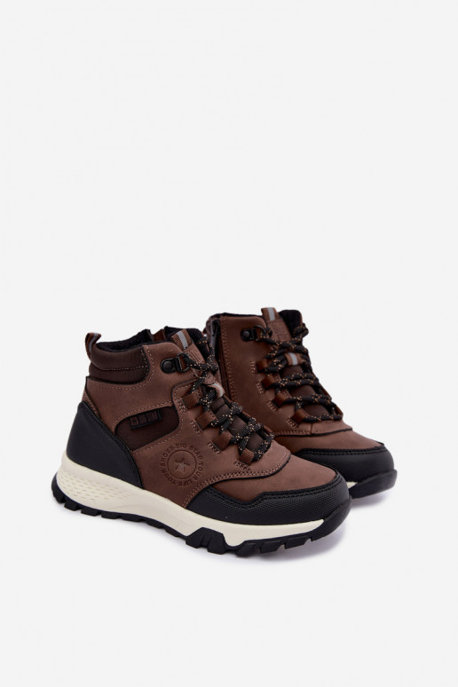 Bottes isolées marron foncé pour enfants Big Star UU374003