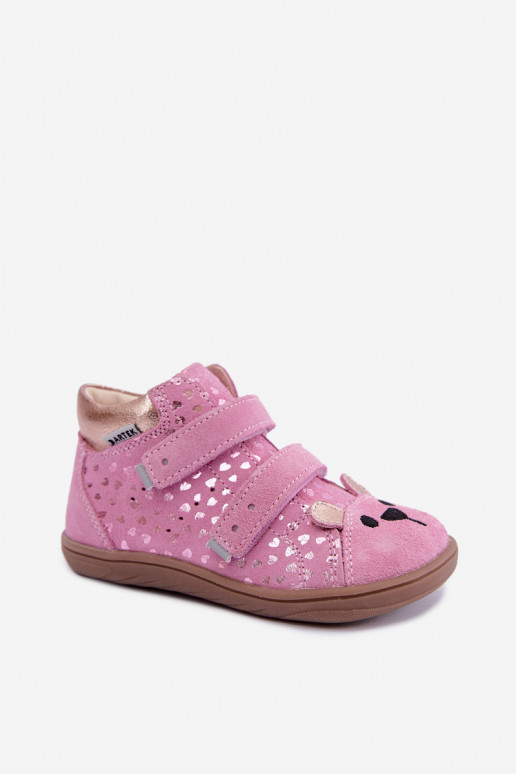 Rosa Kinderschuhe mit Herzen Bartek 8631965