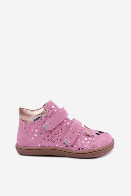 Rosa Kinderschuhe mit Herzen Bartek 8631965