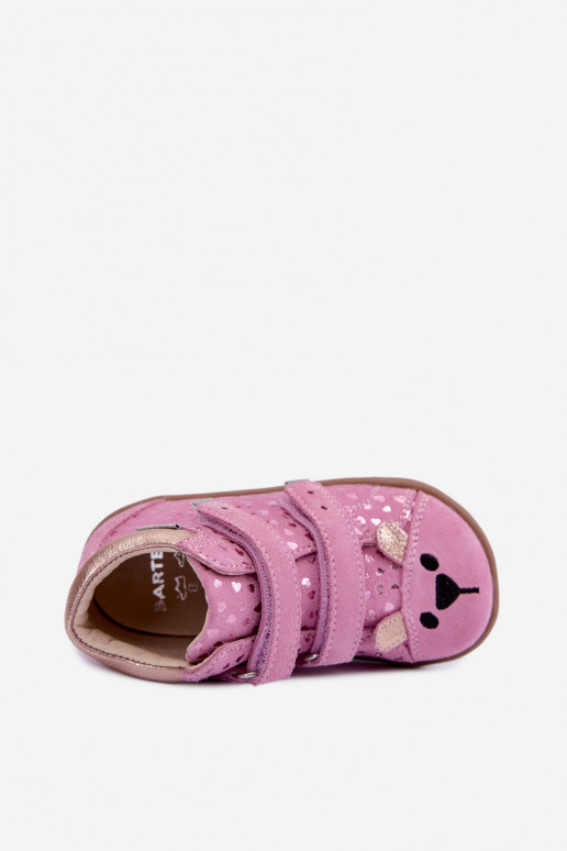Roze kinderschoenen met hartjes Bartek 8631965