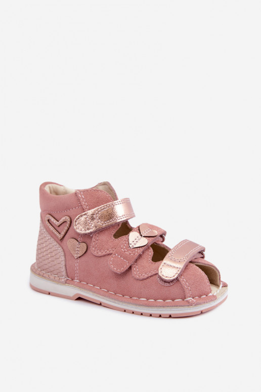 Sandales pour femmes pour enfants Bartek 8550069 en rose