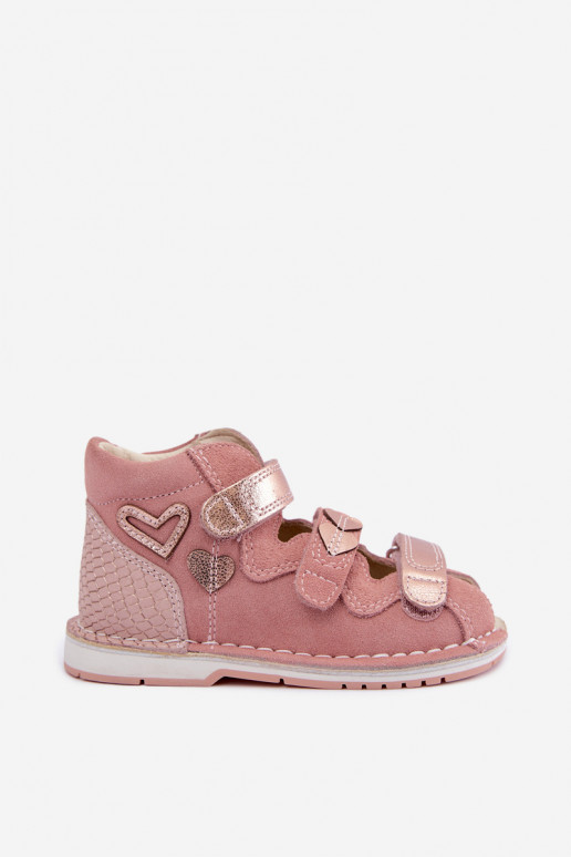 Sandales pour femmes pour enfants Bartek 8550069 en rose