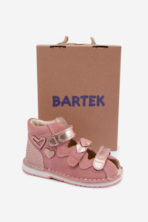 Damen Sandalen für Kinder Bartek 8550069 in Rosa