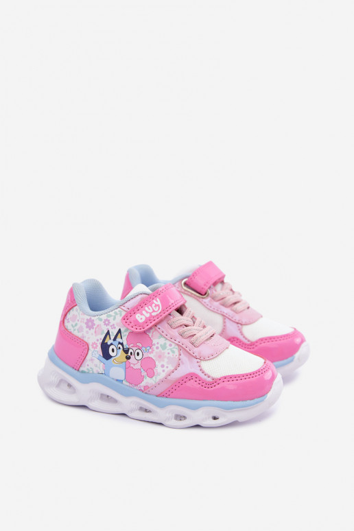 Baskets pour enfants Bluey avec semelle pailletée 8704215 en rose