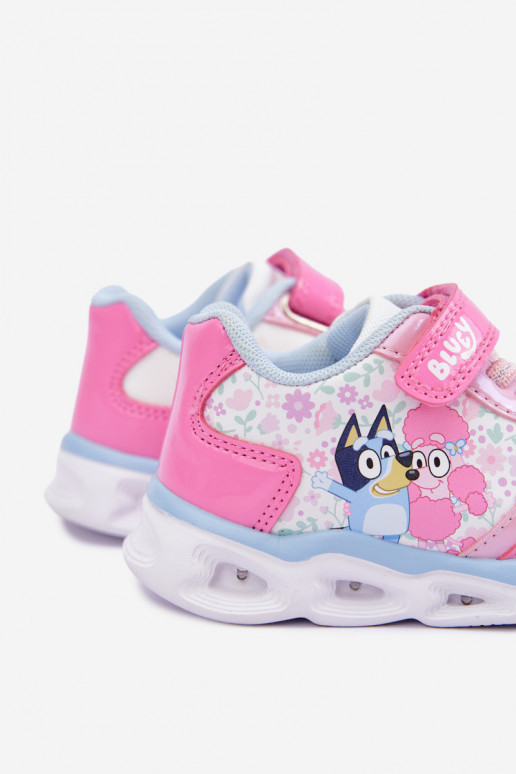Kindersneakers Bluey met glinsterende zool 8704215 in roze