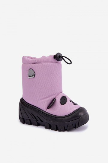 Kinder Schneestiefel aus wasserdichtem Material Bartek 11045801 in Lila