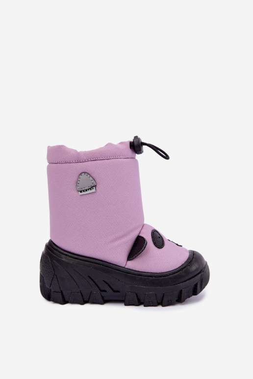 Bottes de neige pour enfants en matériau imperméable Bartek 11045801 en violet