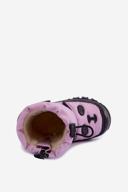 Kinder Schneestiefel aus wasserdichtem Material Bartek 11045801 in Lila