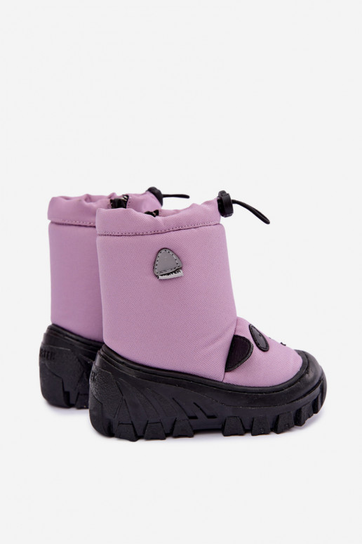 Kinder Schneestiefel aus wasserdichtem Material Bartek 11045801 in Lila