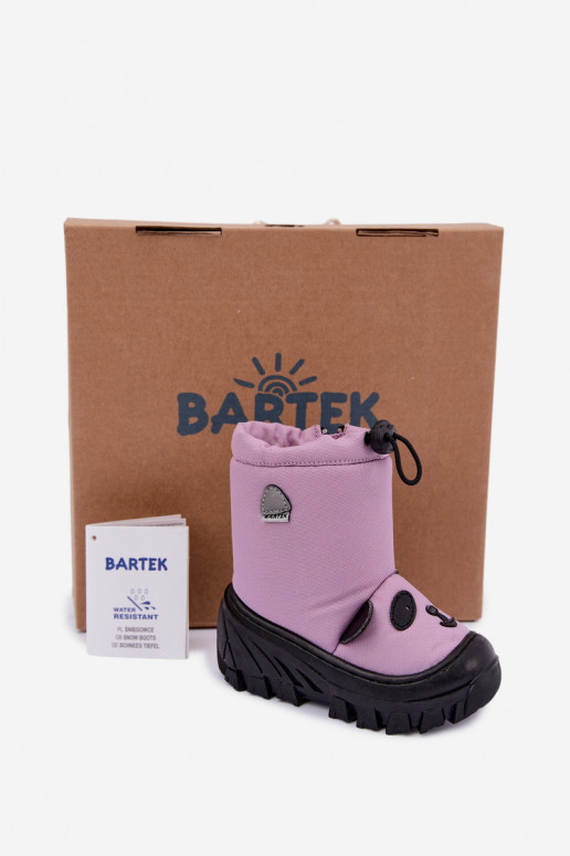 Bottes de neige pour enfants en matériau imperméable Bartek 11045801 en violet
