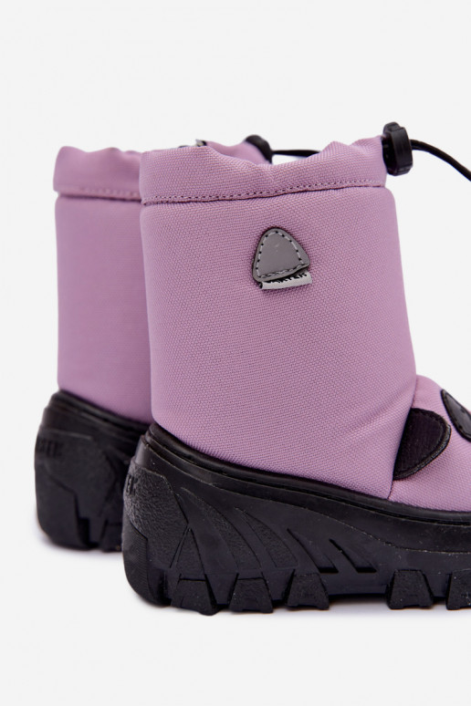 Kinder Schneestiefel aus wasserdichtem Material Bartek 11045801 in Lila