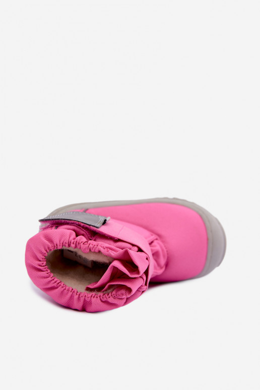 Kinder Schneestiefel mit Klettverschlüssen Bartek 11626012 in Rosa